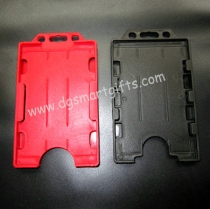 side insert TWO FACE rigid card holder
