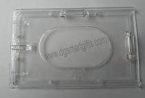 side insert TWO FACE rigid card holder
